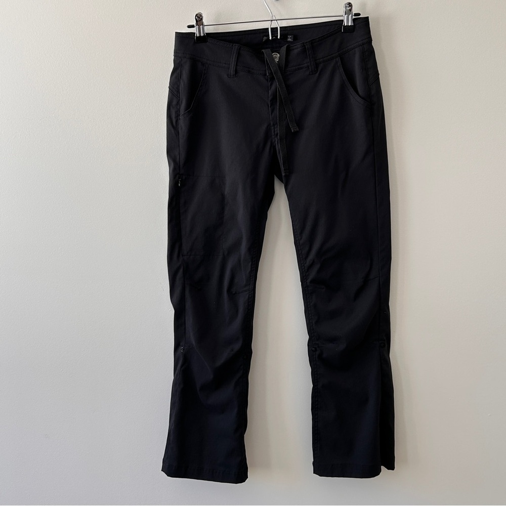 Prana Women’s Halle Size 4 Black Cargo Pants Outdoor Casual Hiking Travel Gorp